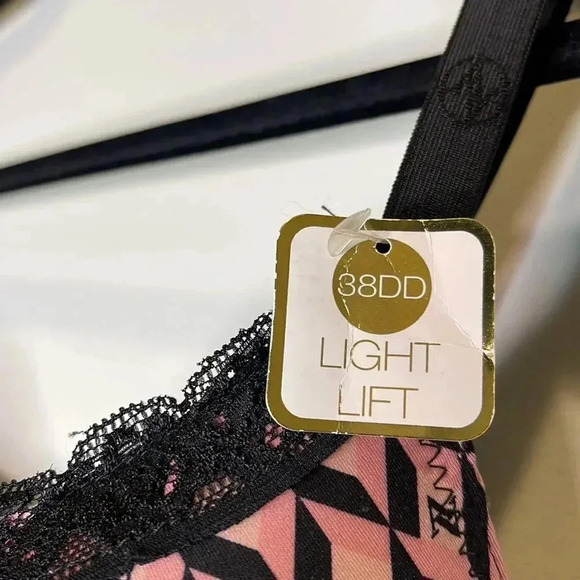 Adrienne Vittadini Pink and Black Bra - Picture 4 of 6